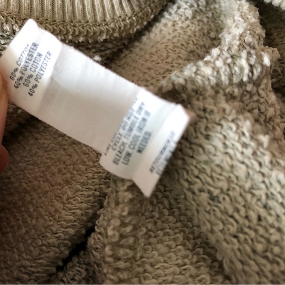 Aerie Camo Oversized 1/4 Zip Sweatshirt Size S - Picture 11 of 11